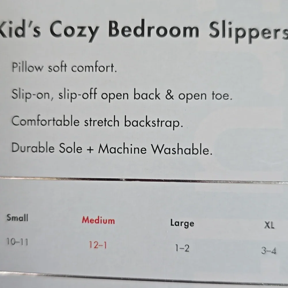 TruFit Kid's Cozy Bedroom Slippers - Blue and Navy